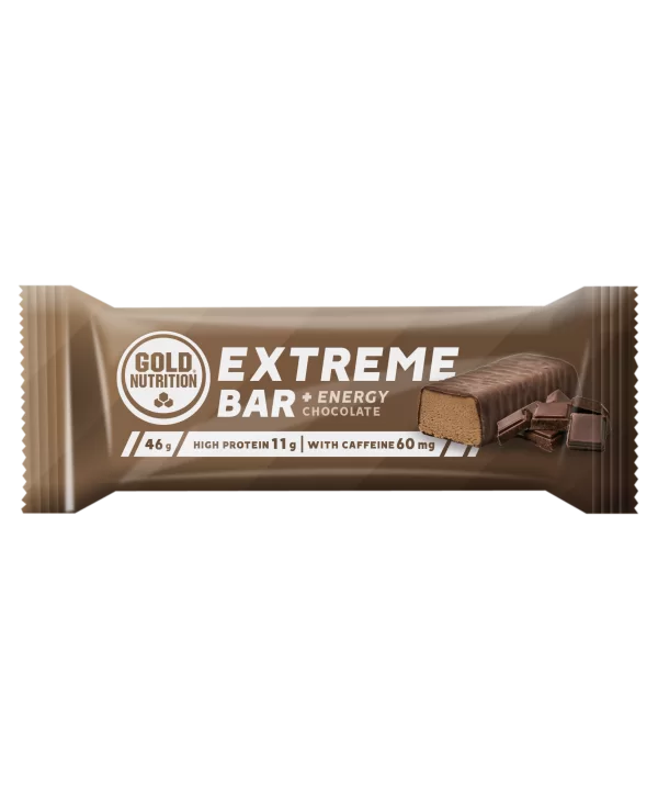 Dietă și sport - GoldNutrition extreme baton protein cu aromă de ciocolată * 46 g, clinicafarm.ro