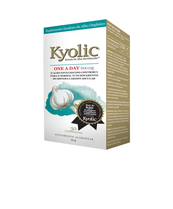 Vitamine și minerale - GoldNutrition Kyolic one a day 600 mg * 30 comprimate filmate, clinicafarm.ro