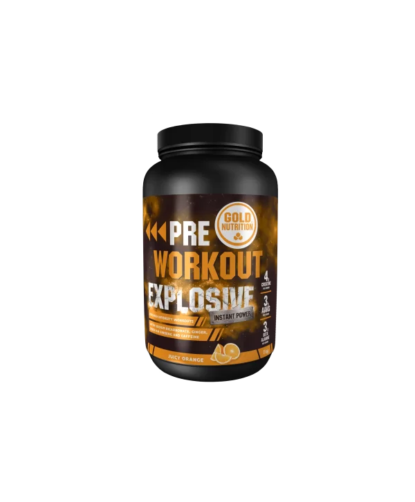 GoldNutrition preworkout explosive cu aromă de portocale