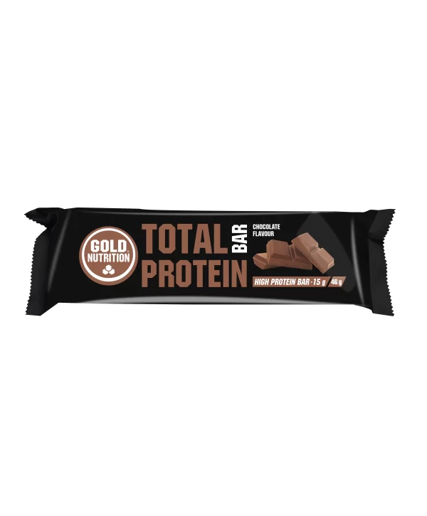 Dietă și sport - GoldNutrition total protein bar cu aromă de ciocolată * 46 g, clinicafarm.ro