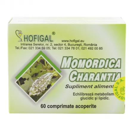 Sănătatea sistemului digestiv - Momordica Charantia * 60 comprimate, clinicafarm.ro