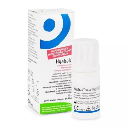 Îngrijirea ochilor - Hyabak 0.15% picături oftalmice * 10 ml, clinicafarm.ro