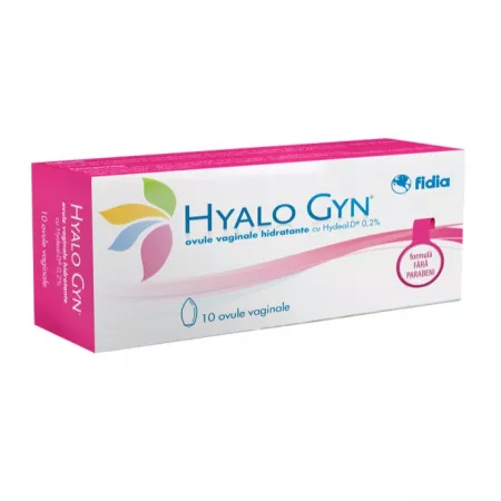 Îngrijire intimă și hemoroizi - Hyalo Gyn * 10 ovule, clinicafarm.ro