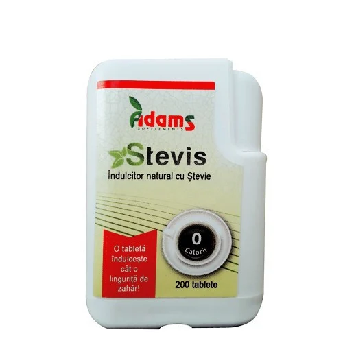 Dietă și sport - Îndulcitor Stevis cu stevie Adams * 200 tablete, clinicafarm.ro
