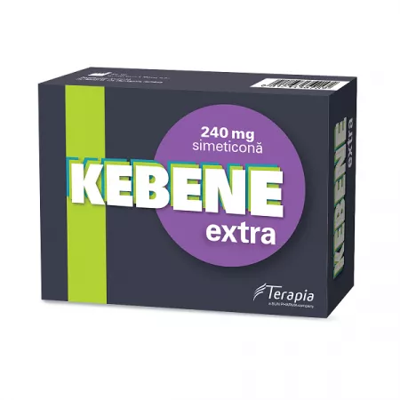 Sănătatea sistemului digestiv - Kebene extra simeticonă 240 mg * 30 capsule moi, clinicafarm.ro