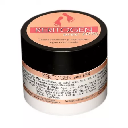 Frumusețe și îngrijire - Keritogen cremă emolientă și reparatoare pentru tegumente 10% cu Uree * 50 g, clinicafarm.ro