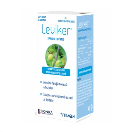 Digestie - Leviker * 30 comprimate filmate, clinicafarm.ro