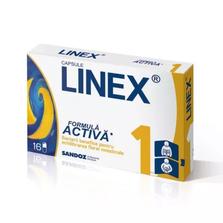 Digestie - Linex 12,5 g * 16 capsule, clinicafarm.ro