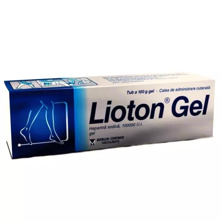 Dureri reumatice/articulații - Lioton 100000UI gel * 100 grame, clinicafarm.ro