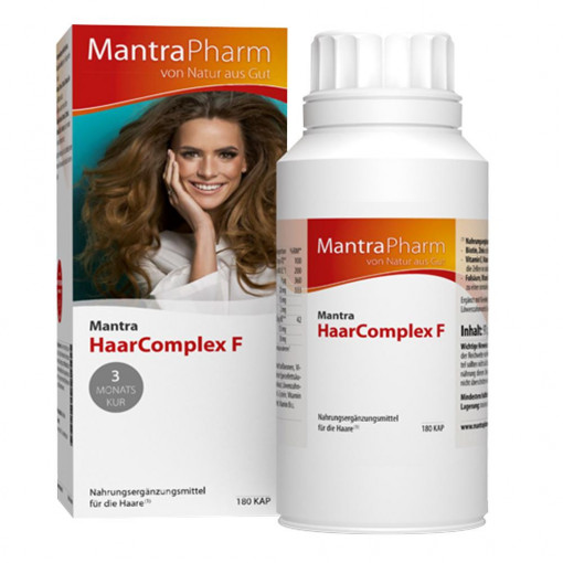 Vitamine și minerale - Mantra Hair Complex F pentru sănătatea părului * 180 capsule, clinicafarm.ro