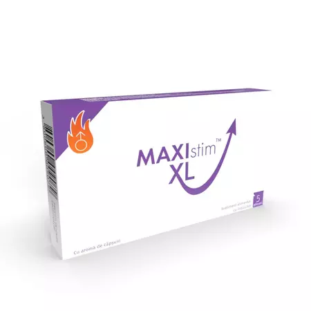 Tonice sexuale - Maxistim XL * 5 plicuri, clinicafarm.ro