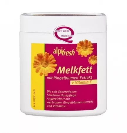 Îngrijirea pielii - Melkfett cremă grasă emolientă cu extract de gălbenele și Vitamina E * 250 ml, clinicafarm.ro