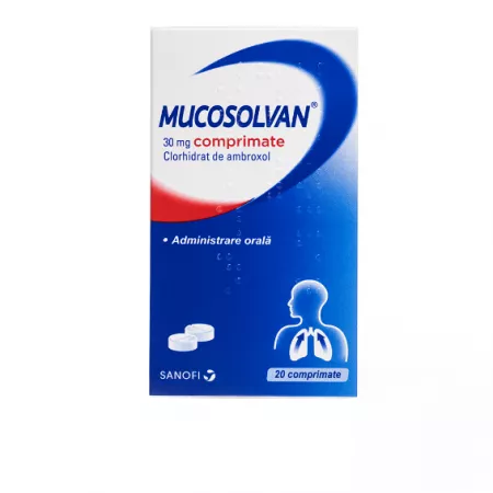 Tuse productivă - Mucosolvan 30 mg * 20 comprimate, clinicafarm.ro