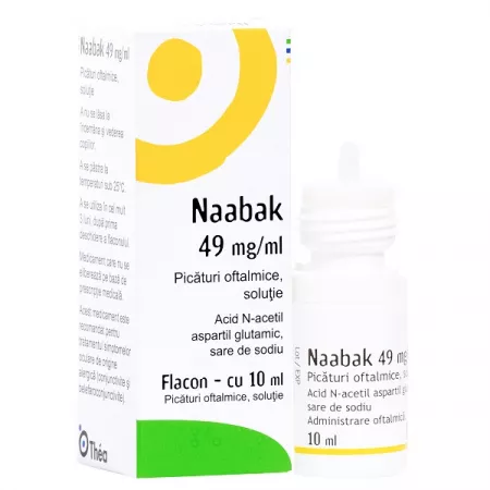 Antihistaminice - Naabak 49 mg/ ml picături oftalmice soluţie * 10 ml, clinicafarm.ro