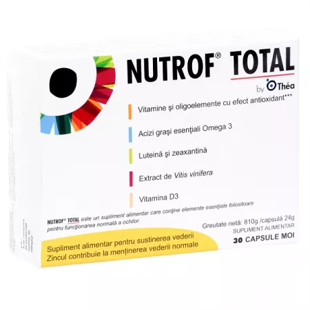 Vitamine și minerale - Nutrof total * 30 capsule, clinicafarm.ro
