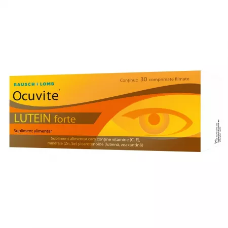 Îngrijirea ochilor - Ocuvite Lutein Forte * 30 capsule, clinicafarm.ro