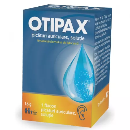 Analgezice - Otipax picături auriculare, soluție * 16 g, clinicafarm.ro