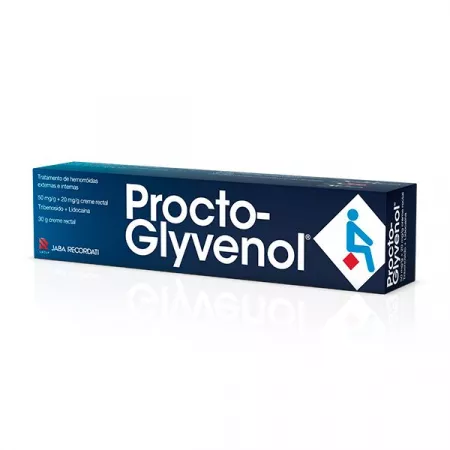 Hemoroizi - Procto-Glyvenol 50 mg + 20 mg / g * 30 g cremă rectală, clinicafarm.ro