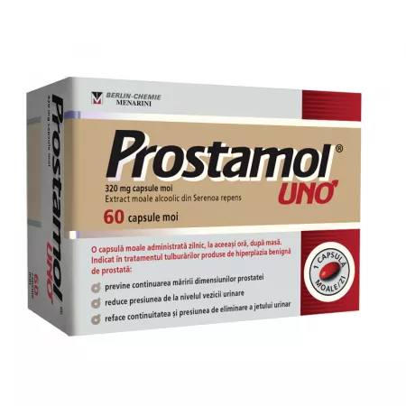 Prostată - Prostamol uno * 60 capsule, clinicafarm.ro