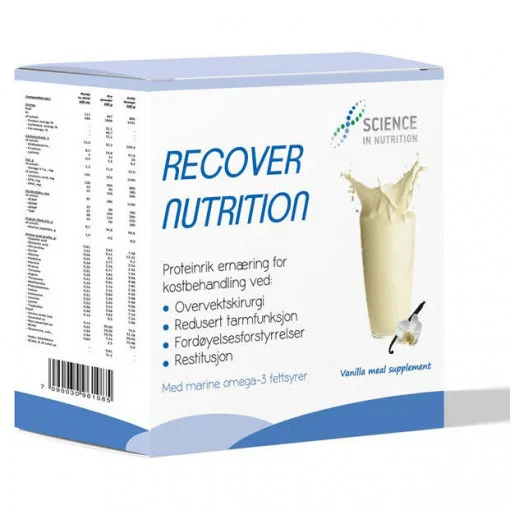 Nutriție specială - Recover Nutrition cu aromă de vanilie, 50 grame * 10 plicuri, clinicafarm.ro