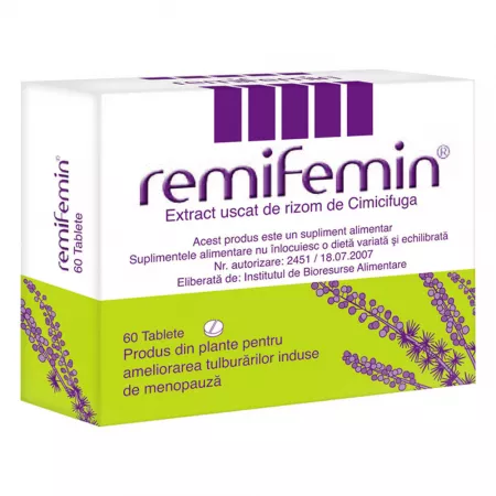 Menopauză - Remifemin * 60 capsule, clinicafarm.ro