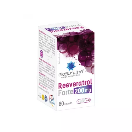Metabolism - Resveratrol forte 200 mg * 60 capsule, clinicafarm.ro