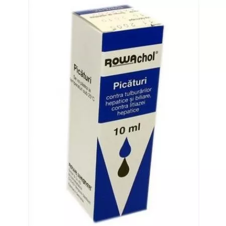 Afecțiuni digestive - Rowachol picături orale * 10 ml, clinicafarm.ro