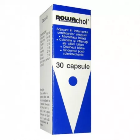 Afecțiuni digestive - Rowachol * 30 capsule, clinicafarm.ro