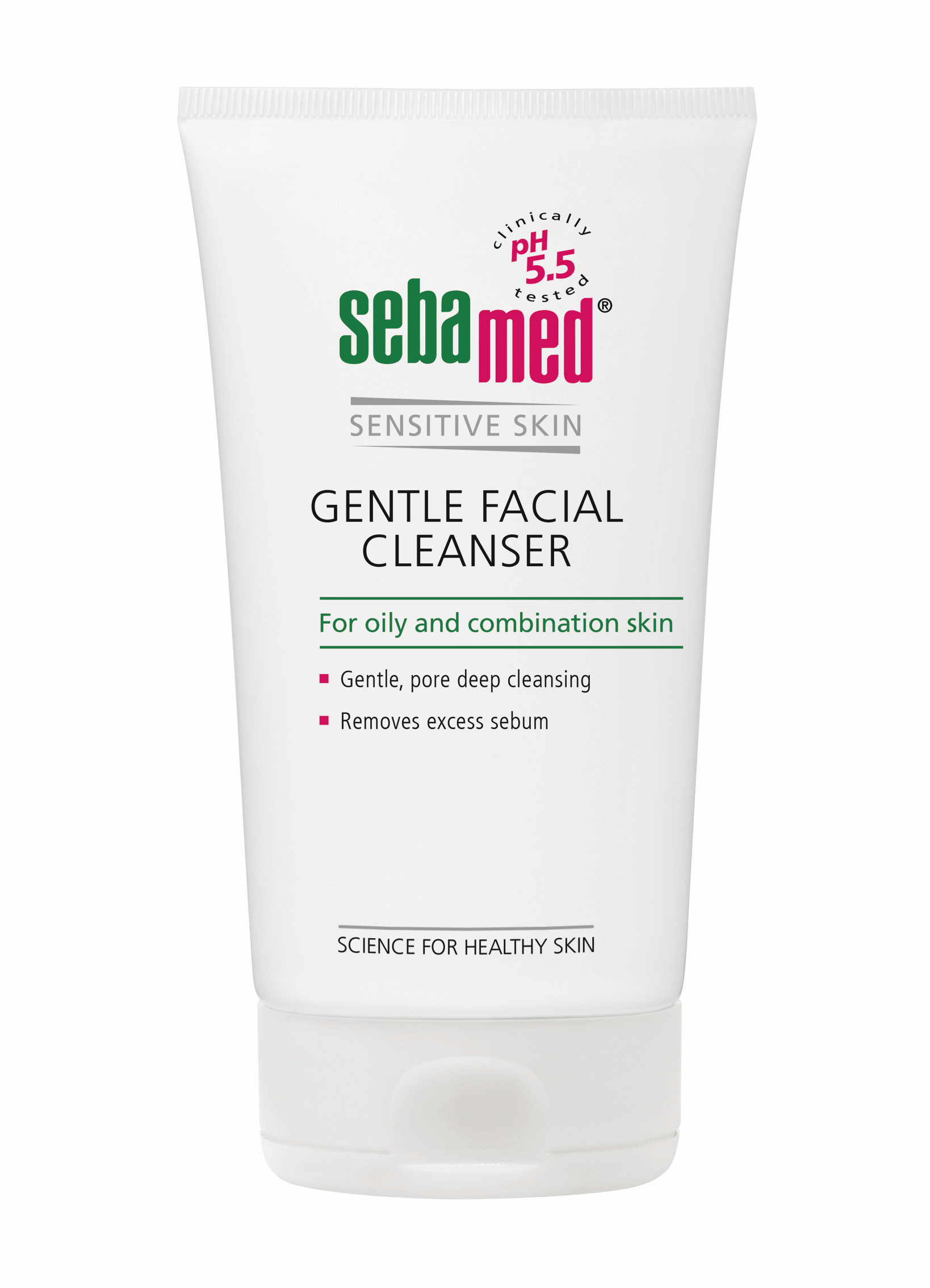 Îngrijirea pielii - Sebamed Sensitive Skin Gel dermatologic de curățare pentru față - ten gras și combinat * 150 ml, clinicafarm.ro