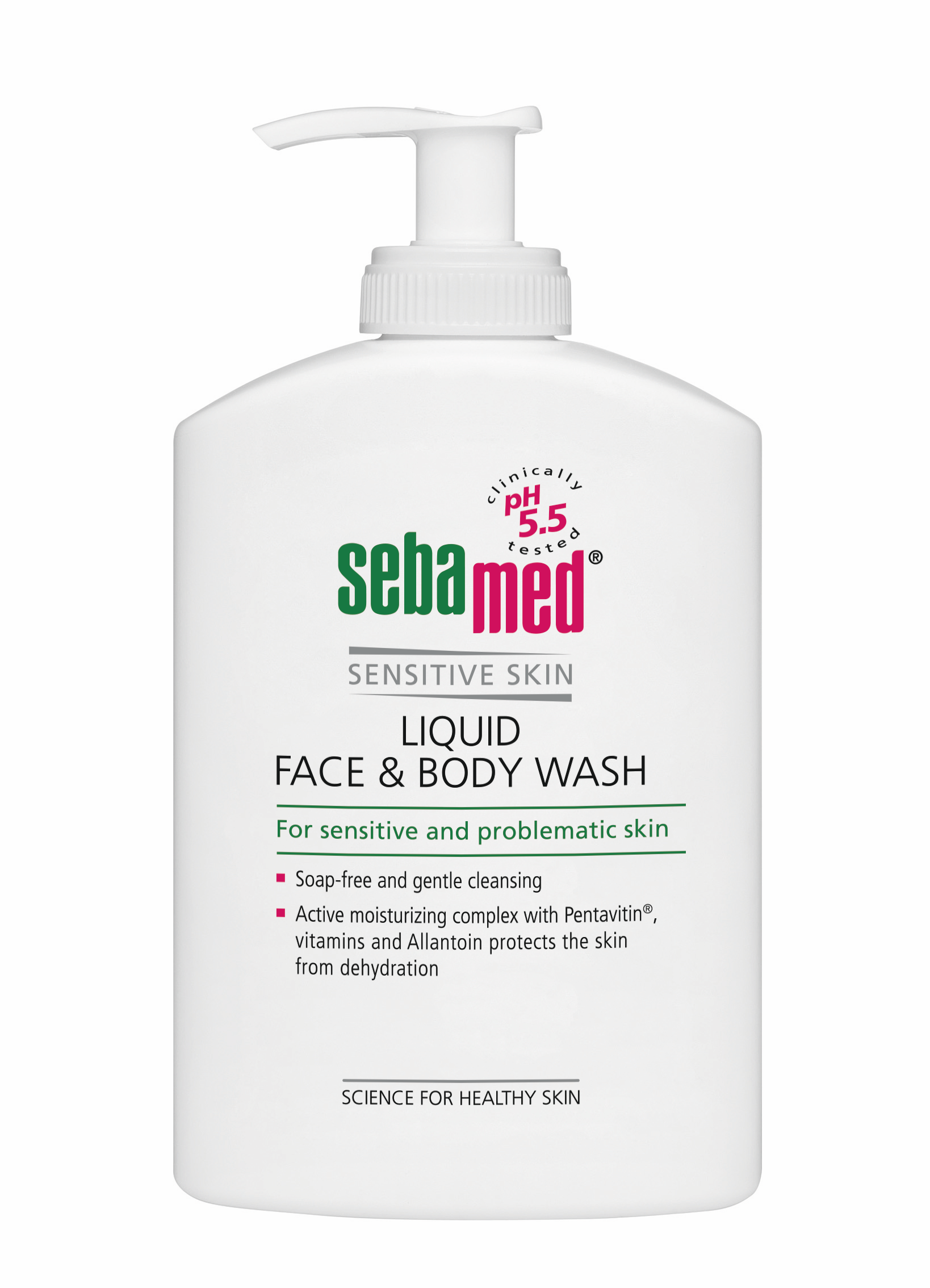 Îngrijirea pielii - Sebamed Sensitive Skin Lichid dermatologic de curățare pentru față și corp * 300 ml, clinicafarm.ro