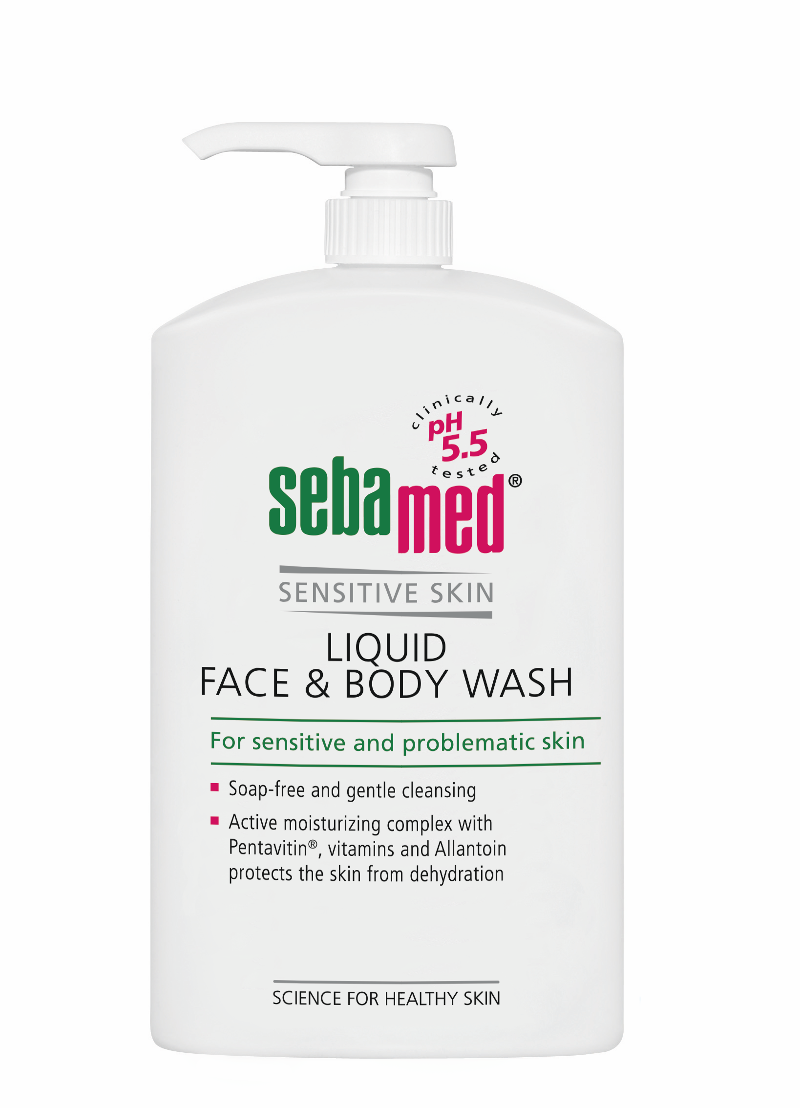 Îngrijirea pielii - Sebamed Sensitive Skin Lichid dermatologic de curățare pentru față și corp * 1000 ml , clinicafarm.ro