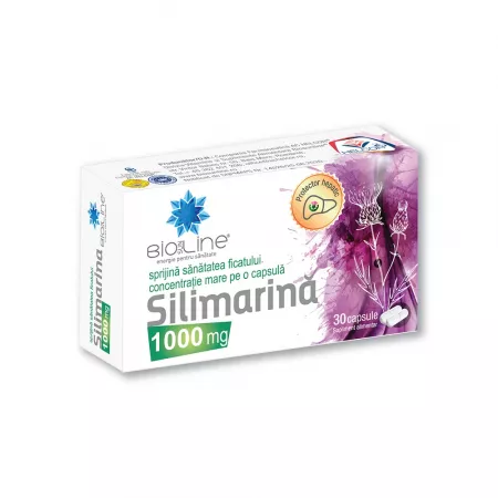 Vitamine și minerale - Silimarină 1000 mg * 30 capsule, clinicafarm.ro