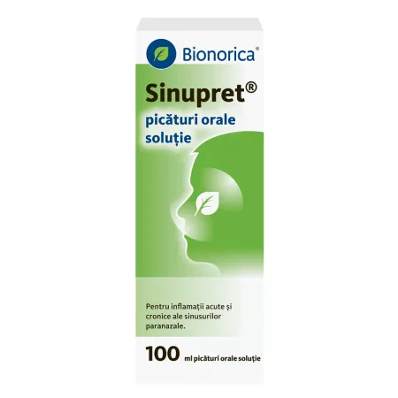 Medicamente răceală și gripă - Sinupret soluție orală picături * 100 ml, clinicafarm.ro