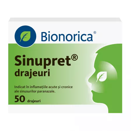 Medicamente răceală și gripă - Sinupret * 50 drajeuri , clinicafarm.ro