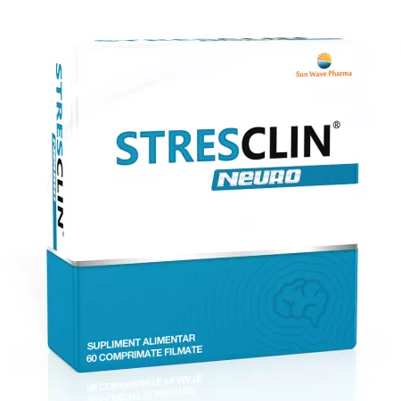 Stres și somn - Stresclin Neuro * 60 comprimate, clinicafarm.ro
