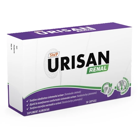 Îngrijire intimă și hemoroizi - Urisan Renal * 30 capsule, clinicafarm.ro