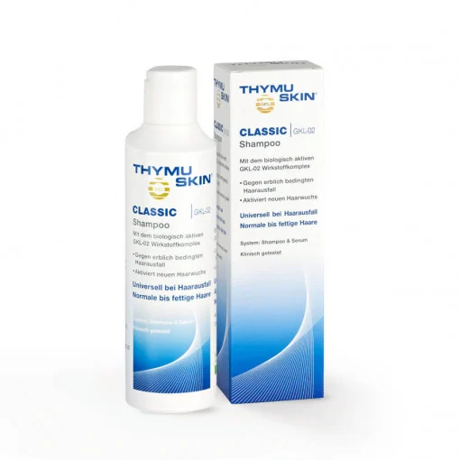 Îngrijirea părului - Thymuskin Classic șampon tratament contra căderii părului, pentru utilizare generala * 200 ml, clinicafarm.ro