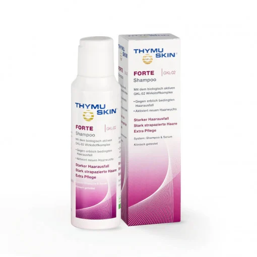 Îngrijirea părului - Thymuskin forte șampon tratament contra căderii masive a părului  * 200 ml, clinicafarm.ro