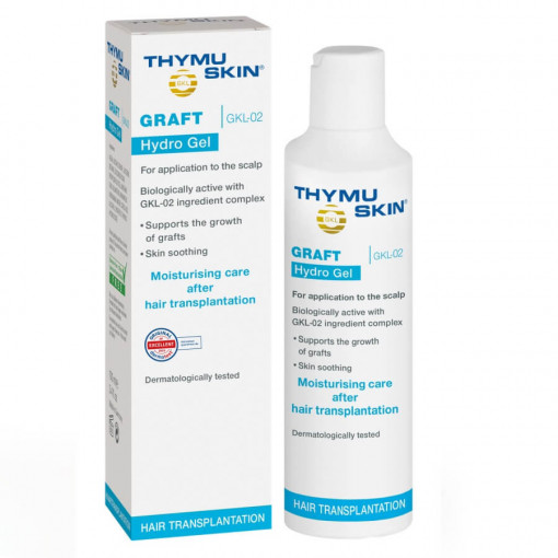 Îngrijirea părului - Thymuskin Hydro gel pentru îngrijirea scalpului cu transplant de păr * 100 ml, clinicafarm.ro