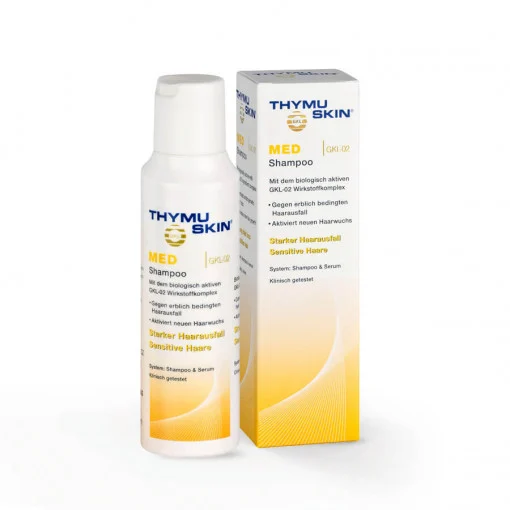 Îngrijirea părului - Thymuskin Med șampon tratament pentru alopecie difuză și areată * 100 ml, clinicafarm.ro