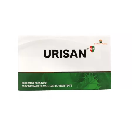 Sănătatea sistemului urinar - Urisan GR * 30 comprimate, clinicafarm.ro