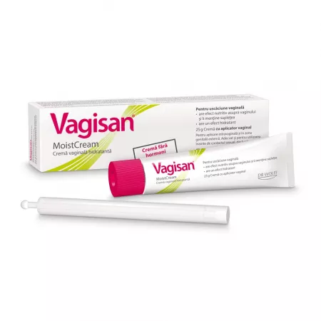 Îngrijire intimă și hemoroizi - Vagisan cremă hidratantă vaginală * 25 grame, clinicafarm.ro