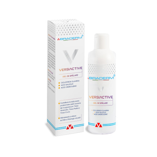 Îngrijirea pielii - VERSIACTIVE gel de spalare pentru corp si scalp * 200 ml, clinicafarm.ro