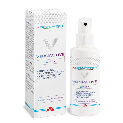 Îngrijirea pielii - VERSIACTIVE spray cu emulsie fluida pentru corp si scalp * 100 ml, clinicafarm.ro
