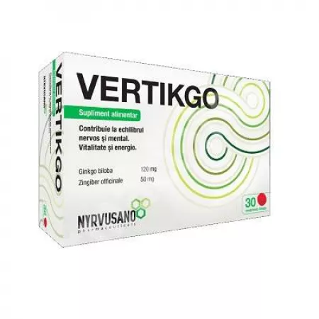 Activitate cerebrală - Vertikgo * 30 comprimate, clinicafarm.ro