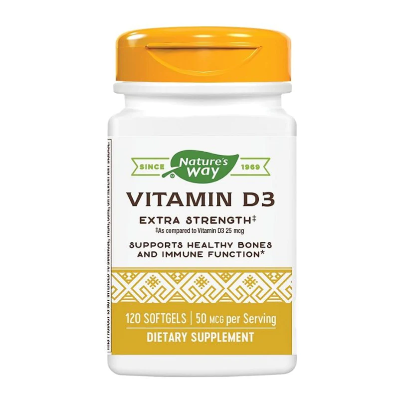 Vitamine și minerale - Vitamina D3 2000UI * 120 capsule moi, clinicafarm.ro