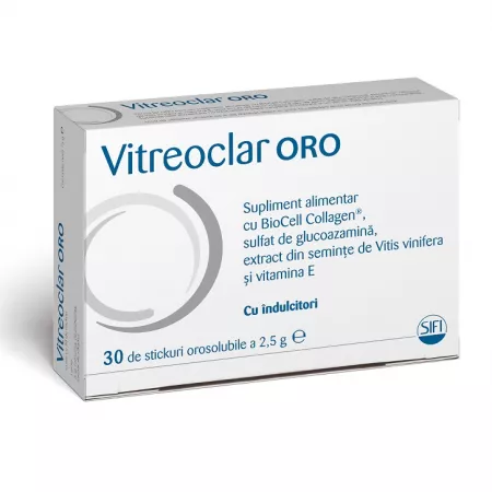 Îngrijirea ochilor - Vitreoclar oro * 30 stick-uri orosolibile, clinicafarm.ro