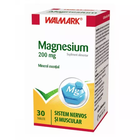 Vitamine și minerale - Magnesium 200 mg Walmark * 30 tablete, clinicafarm.ro