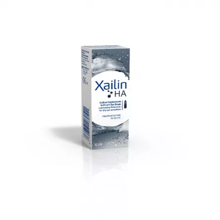 Îngrijirea ochilor - Xailin HA 0.2% plus 10 ml * 1 flacon, clinicafarm.ro