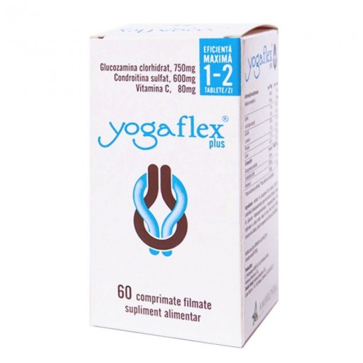 Sănătatea osteoarticulară și musculară - Yogaflex plus * 60 comprimate filmate, clinicafarm.ro